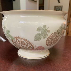 Lenox Nature’s Impressions Burn Leaf Bowl